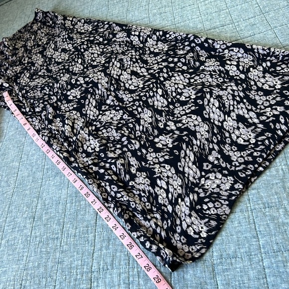 Boho Wide Leg Basque Waist Festival Flowy Pants 100% Rayon  | M - Picture 8 of 9